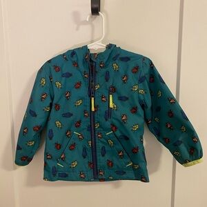Cat & Jack Blue Raincoat with Bug Design